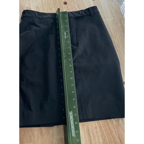 Theory Skirt Black Lightweight Suiting Mini Lightweight Womens Sz 2 Petite - Picture 6 of 7